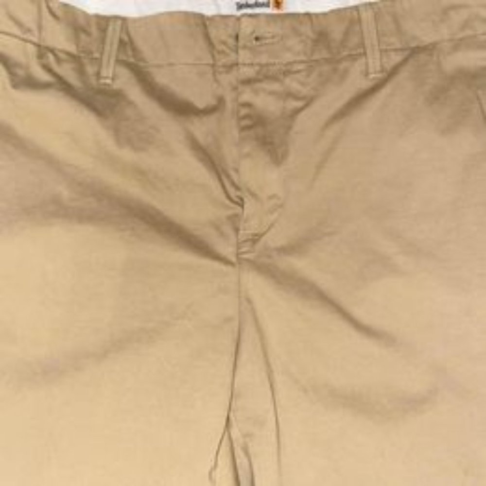 Men’s Timberland tan khaki cargo pants 36x 32 - Picture 2 of 4